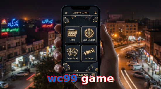 Main screen of Wc99 Game app page for PK players