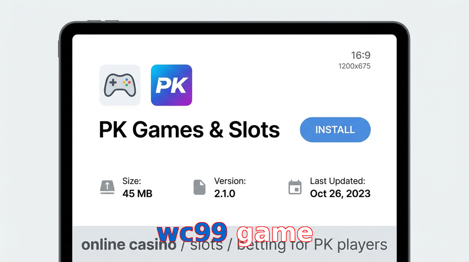 Game list for Wc99 Game gameapk section