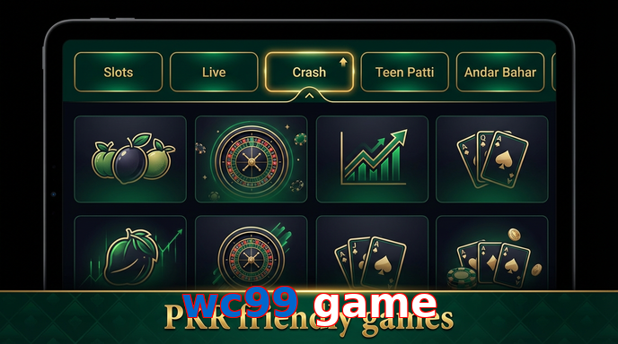 Game list for Wc99 Game games section