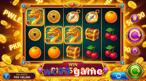 Main screen of Wc99 Game pg page for PK players